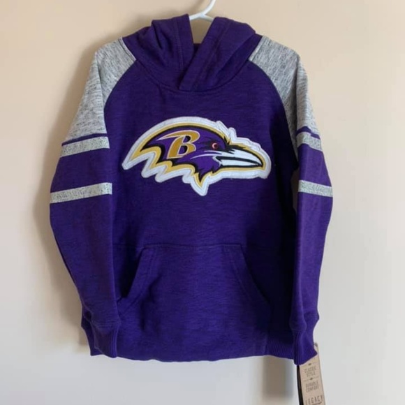 NEW Ravens Kids Size 5/6 Hoodie - Picture 2 of 8